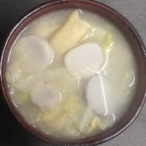 ★お味噌汁★里芋と白菜
